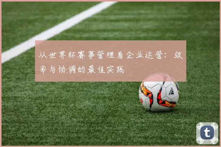 从世界杯赛事管理看企业运营:效率与协调的最佳实践