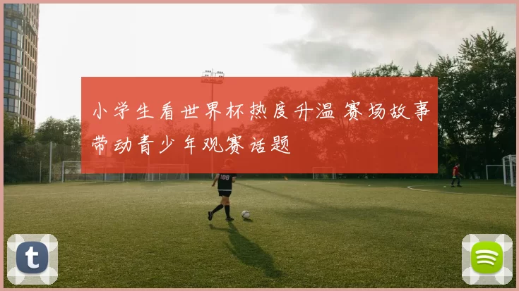 小学生看世界杯热度升温 赛场故事带动青少年观赛话题