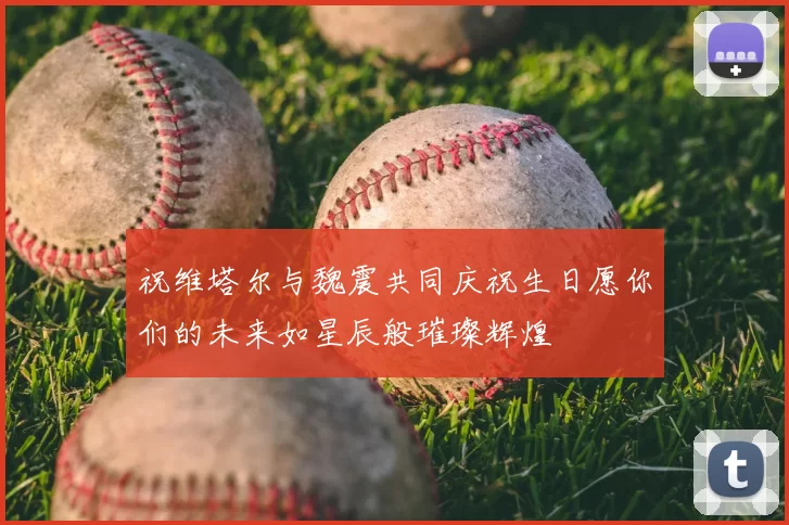 祝维塔尔与魏震共同庆祝生日愿你们的未来如星辰般璀璨辉煌